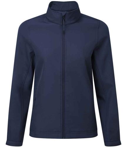 Premier Ladies Windchecker� Recycled Printable Soft Shell Jacket - NAV - L